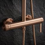 Duschgarnitur Rea Rivo Brush Copper