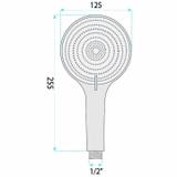 Душ слушалка Rea JS-020 BRUSH GOLD