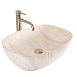 Aufsatzwaschbecken Rea Freja Travertine Matt