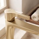 Tvättställsblandare PREMIUM REA Maxim Brush Gold Low