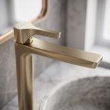 Waschbeckenarmatur PREMIUM Rea Maxim Brush Gold High