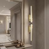 Bad LED-Wandleuchte SWE031-1W 40cm Brush Gold
