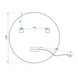 Mirror LED BLUETOOTH FFJ 80cm