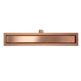 Linear drainage Rea Neox brush copper 100