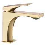 Bathroom faucet PREMIUM Rea Joe Brush Gold low