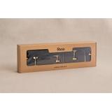 Badezimmer-Accessoire-Set GRID Gold 4-teilig