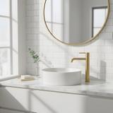Waschbeckenarmatur Rea Spot Brush Gold High