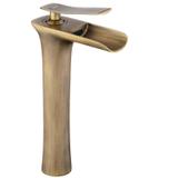 Waschbeckenarmatur Rea Laguna antique Brush Gold high