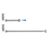 Washbasin siphon with click-clack drain REA Flow White