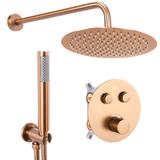 Unterputz Duschgarnitur Rea LUNGO COPPER BRUSH  BOX