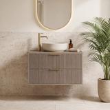 Шкаф за мивка Rea Mono 80cm Grey Oak