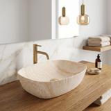 Aufsatzwaschbecken Rea Freja Travertine Matt