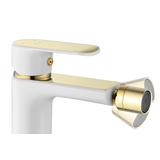 Bidetarmatur Rea Bloom White gold
