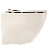 toilet bowl REA Carlo Mini Rimless Ecru