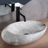 Lavabo sobre encimera Rea Roxy C Stone L.GREY