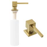 Dozator za sapun gold brush square