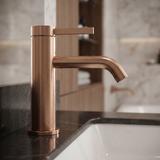 Bathroom faucet Rea Rivo Brush Copper