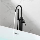 Frei stehende Armatur Rea Lungo Black