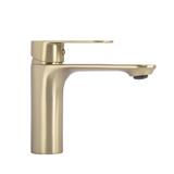 Waschbeckenarmatur Rea Drop Brush Gold low