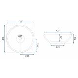 Countertop basin Rea Asanti