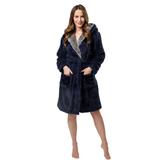 Bademantel Jordan Navy-Grey L