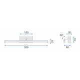 LED Wall Lamp APP374-1W White