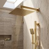 Квадратен душ пита REA JS-P015BG 30cm Brush Gold