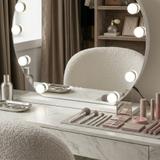 Spiegel LED HOLLYWOOD White 50 cm