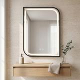 LED seinapeegel ZONE 80X60  BLACK