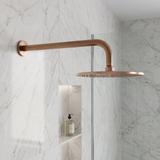 Runder Duscharm REA JS-9021 40cm Brush copper