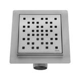 Duschrinne REA DOTS Nickel Brush 12x12