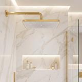 Rectangular shower head REA JS-032 Gold