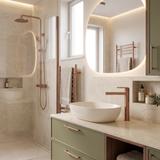 Bathroom faucet Rea Grace Brush Copper High