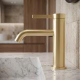 Bathroom faucet Rea Rivo Brush Gold