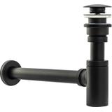 Umývadlový sifón Klik-Klak Universal Rea Black Matt