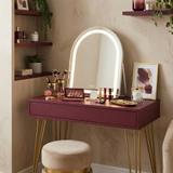 Spiegel LED GLAM White 40x45cm