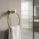 Bathroom hanger Ring 81307 Virro Brush Gold