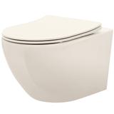 toilet bowl REA Carlo Mini Rimless Ecru