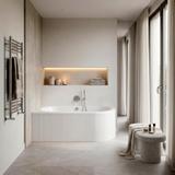 Acryl Eckbadewanne Rea Orion Stripe Left 150cm
