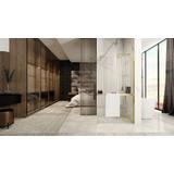 Duschwand Rea Aero Gold N 80 Walk In + EVO