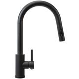 Смеситель кухонный Rea Fresh Touch Black Matt