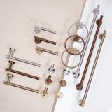 Handdukskrok 6606 Modern Borstad Nickel