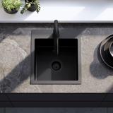 Edelstahlspüle Leo 40 Black