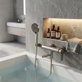 Wannenarmatur Rea Arcos Brushed Nickel