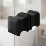 Shower door handle Rea 04 Black