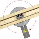 Linear drainage Rea Neo Slim Mirror Gold Pro 50 50