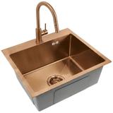 Edelstahlspüle Leo 50 BRUSH COPPER