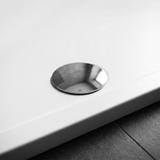 Douchebak Rea Belmond White 80x100 Chrome
