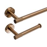 Badezimmer-Accessoire-Set GRID Brush Copper 4-teilig