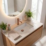 Bathroom faucet Rea Rivo Brush Copper